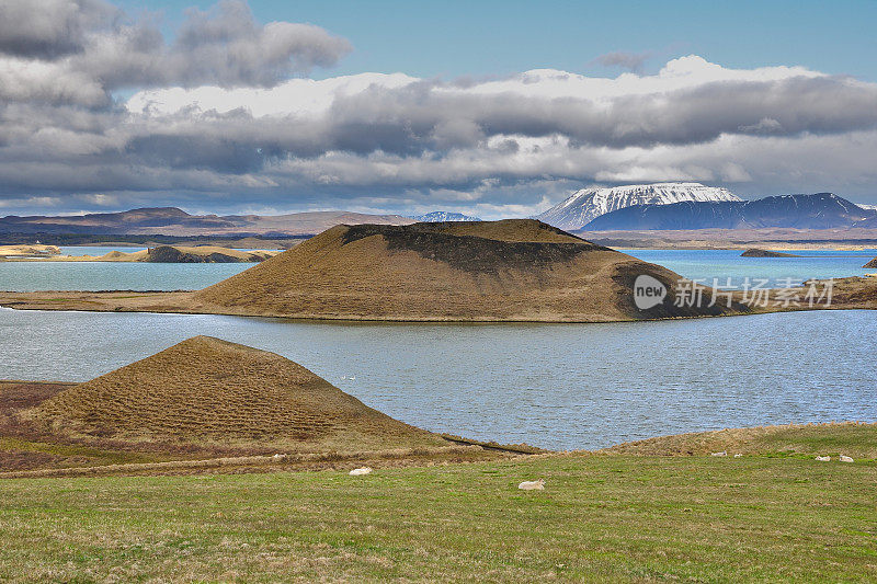 Pseudo-Volcano Myvatn湖